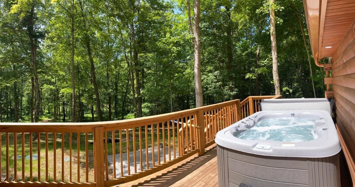 Secluded Wooded Cabin Near The Hocking Hills New Straitsville Kültér fotó